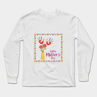 Happy Mother's day in colors Long Sleeve T-Shirt